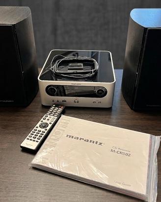 Sistema Hi-Fi: Marantz M-CR502 + casse Wharfedale
