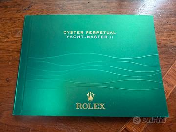 Rolex yacht Master II  libretto