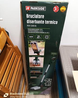 bruciatore diserbante giardino