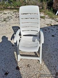 SEDIA DA CAMPEGGIO RECLINABILE E RICHIUDIBILE