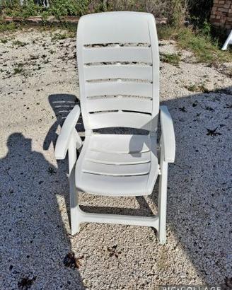 SEDIA DA CAMPEGGIO RECLINABILE E RICHIUDIBILE