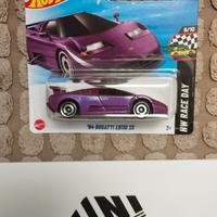 HOT WHEELS BUGATTI EB110 VIOLA CAMALEONTE