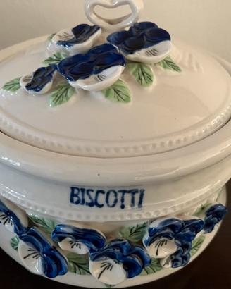 Biscottiera in ceramica