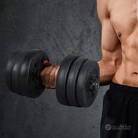 Set di 2 manubri regolabili 20 kg