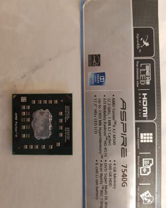 CPU PROCESSORE AMD TURION II TMM 500 DB 022 GQ