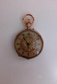 Orologio da taschino cassa anonima in oro 18 k