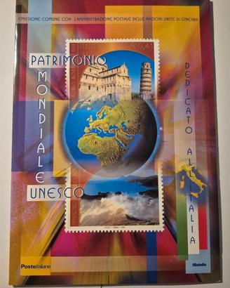2002 ITALIA Folder Patrimonio mondiale UNESCO