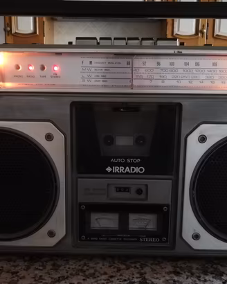 Radio boombox anni 80 Irradio 