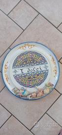 Grande piatto in ceramica anni 80'