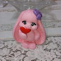 Coniglio in ceramica con confezione