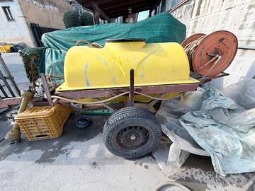 Botte irroratrice carrellata - carrobotte 500 lt