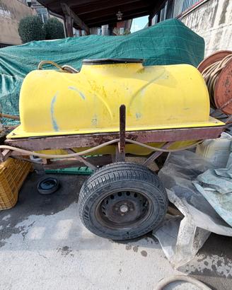 Botte irroratrice carrellata - carrobotte 500 lt