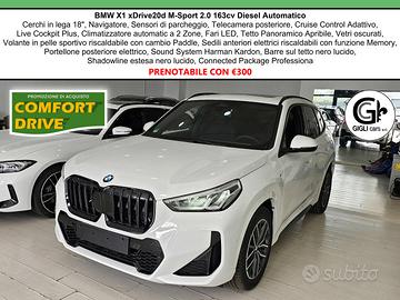 BMW X1 20d xDrive MSport Tetto Navi C.18" Cam M-S