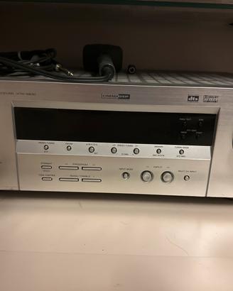 Stupendo impianto audio yamaha con casse legno