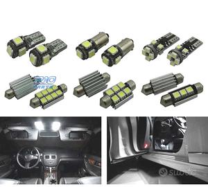 KIT 11 LAMPADE LED INTERNE PER MERCEDES CLASSE C C