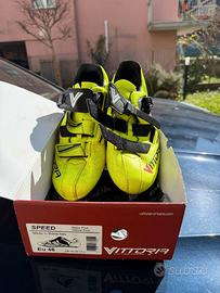 scarpe da ciclismo marca Vittoria misura 46 gialle