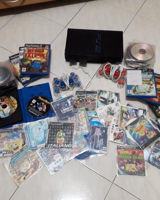 Playstation 2 con 2 joystick