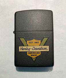 Zippo originale con logo Harley-Davidson