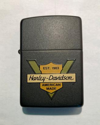 Zippo originale con logo Harley-Davidson