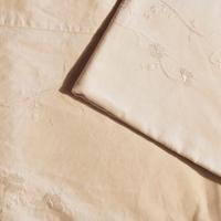 Lenzuolo antico ricamato a mano