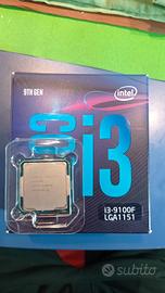 Processore Intel core i3 9100f 9th