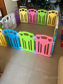 Recinzione per bambini + tappeto in gomma