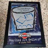 Poster originale Martini Andy Warhol con cornice