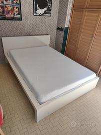Letto malm ikea con materasso 