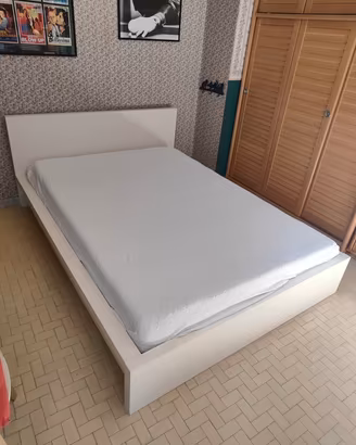 Letto malm ikea con materasso 