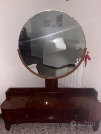 Mobile vintage anni ’50/’60 con grande specchiera
