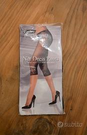 Collant calze a rete 3/4 estive nere