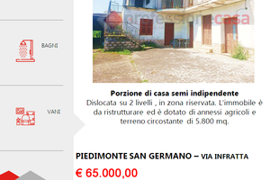 Porzione di bifamiliare con terreno