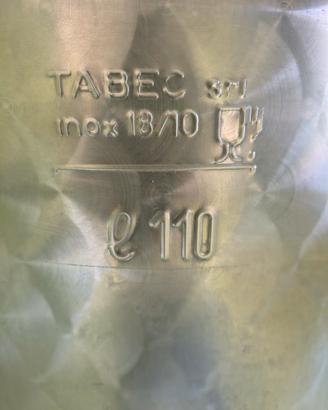Fermentatore inox 110lt