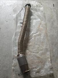Front pipe Aros GT86 BRZ con cat 200 celle