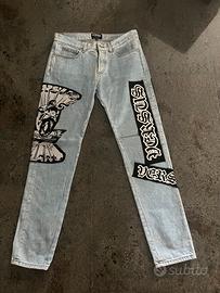 Jeans versus versace slim fit-edizione grafica rar