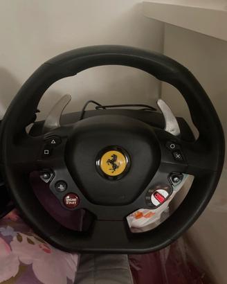 pedaliera e volante thrustmaster t80 ps4