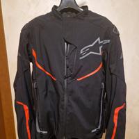 giubbotto Alpinestars nero inserti rossi taglia L 