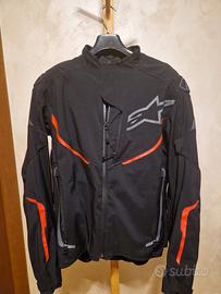 giubbotto Alpinestars nero inserti rossi taglia L 