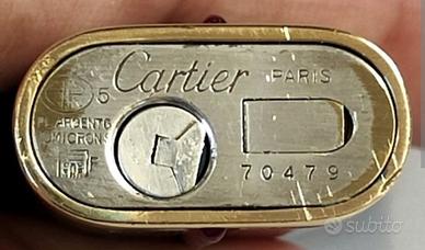 Accendino cartier placcato oro anni 70