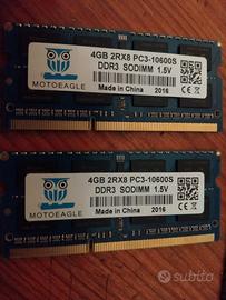 ram ddr3 pc portatile