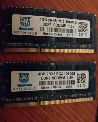 ram ddr3 pc portatile