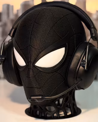 Porta cuffie spiderman