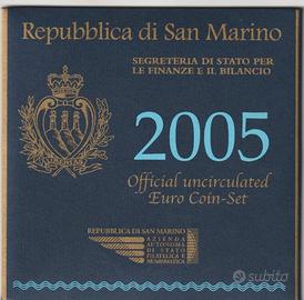 divisionale San Marino 2005 molto raro nuovo