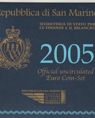 divisionale San Marino 2005 molto raro nuovo