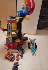 Torre di controllo Paw patrol con set auto