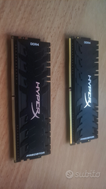 RAM hyperx predetor DDR4 (2x8GB)