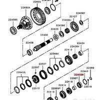 Bearing cuscinetto albero Evo 2522A074