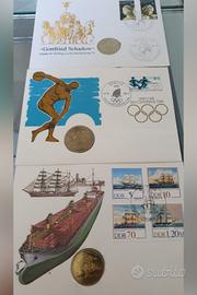 Lotto monete Mark Germania FDC