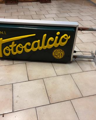 Insegna vintage totocalcio