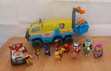 PAW PATROL set completo con auto e camion 